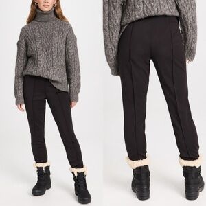 NWT Sweaty Betty Off Piste Stirrup Ski Pants in Black